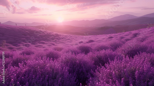 Very beautiful lavender field