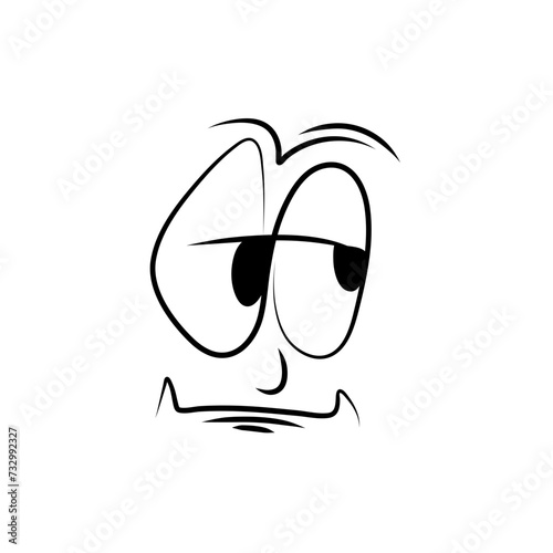 comic cartoon facial expression