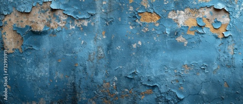 Rustic Blue Wall
