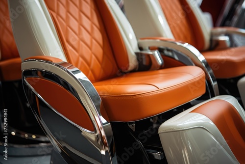Pedicure Chair: Close-ups of a comfortable pedicure chair.