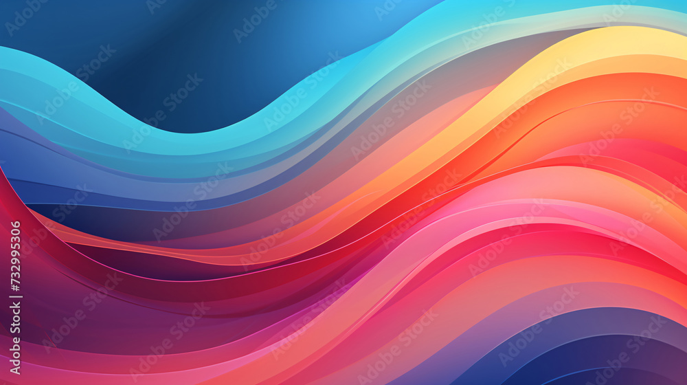 Abstract and textured wavy motion flowing backgrounds. AI Generative