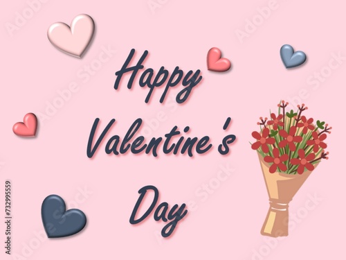 Valentine, happy valentines day, valentine card, pink card, 14 February
