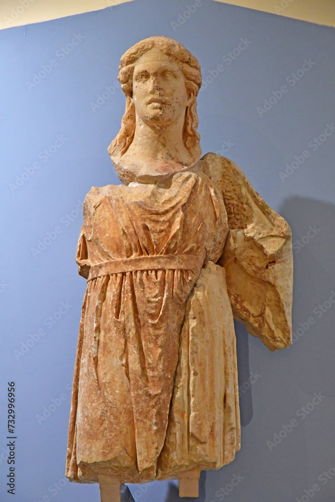 Delphi; Greece - august 31 2022 : archaeological museum