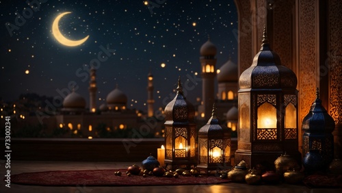 Ethereal Ramadan Nights, islamic ramadan background