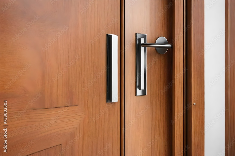 Obraz premium door with a handle