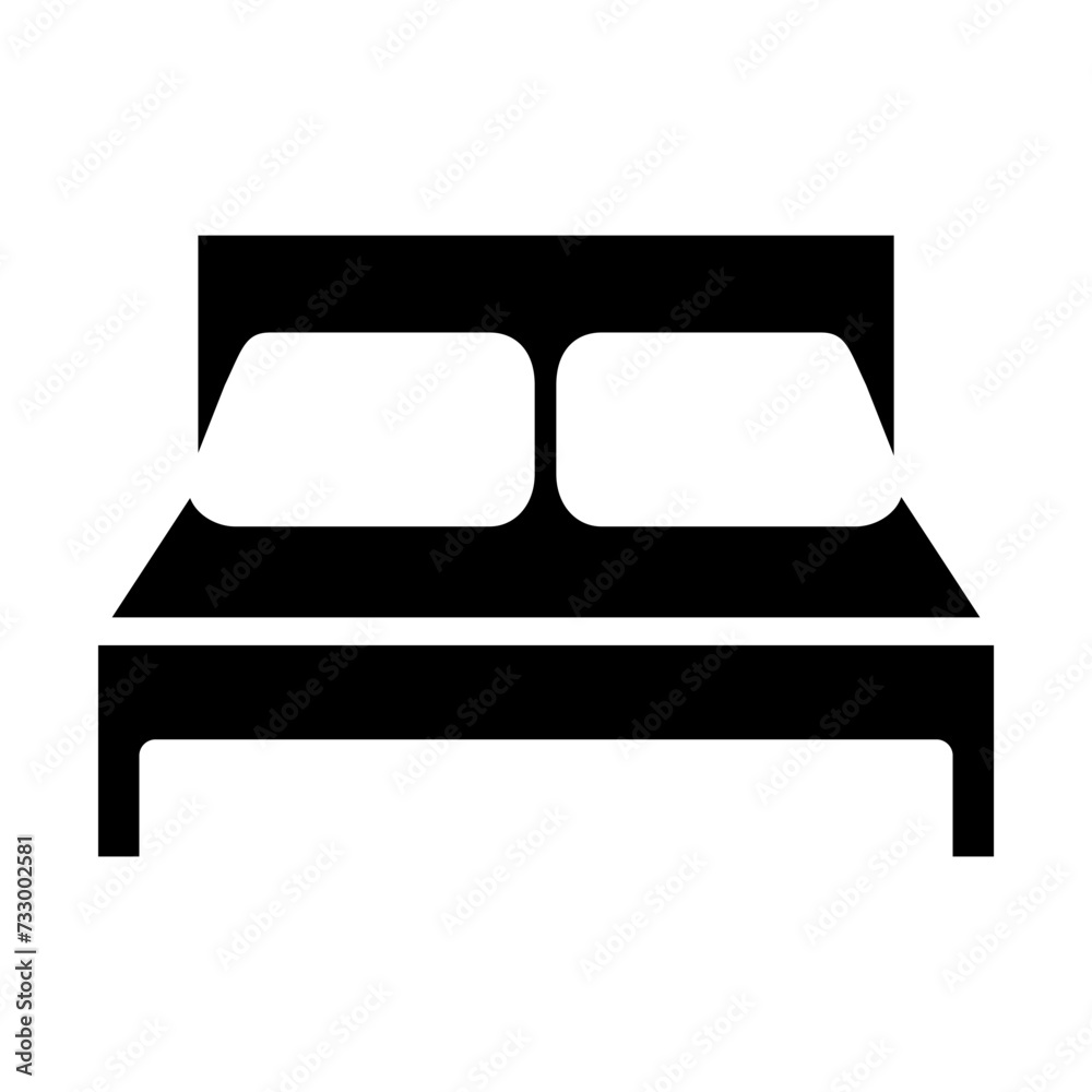 Double bed icon Double bed icon