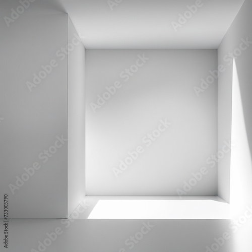 Wallpaper Mural Abstract white and gray color background and texutre, modern design stripes background with geometric round shape. Torontodigital.ca