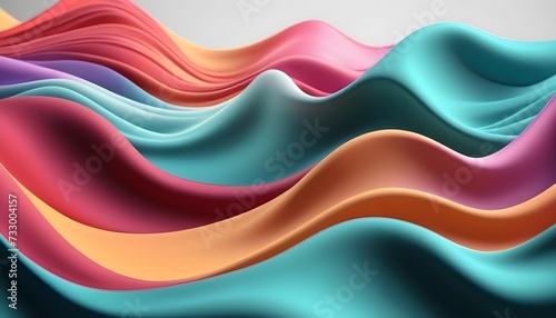 abstract fabric colorful background. Ai generative