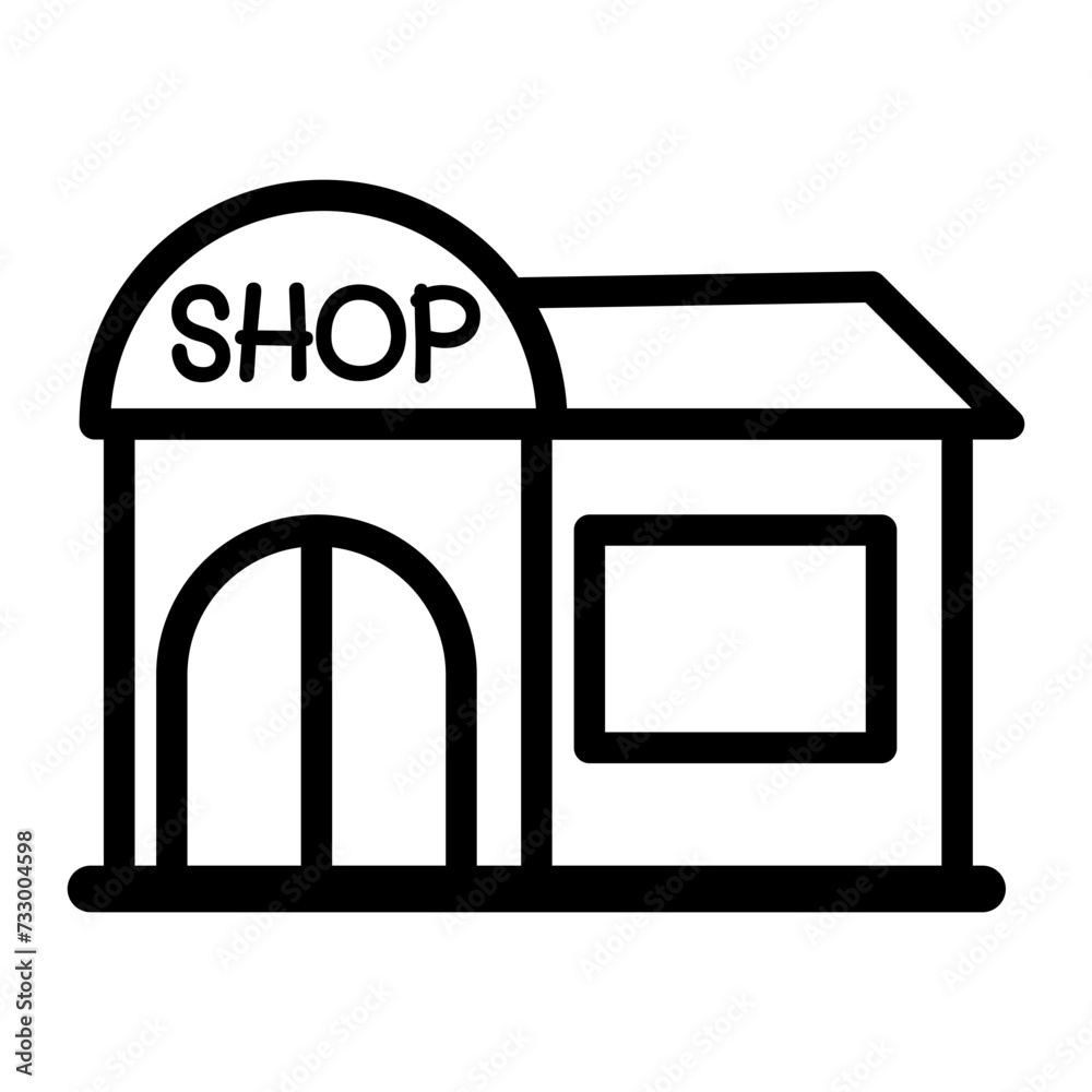 Shop building icon Shop building icon