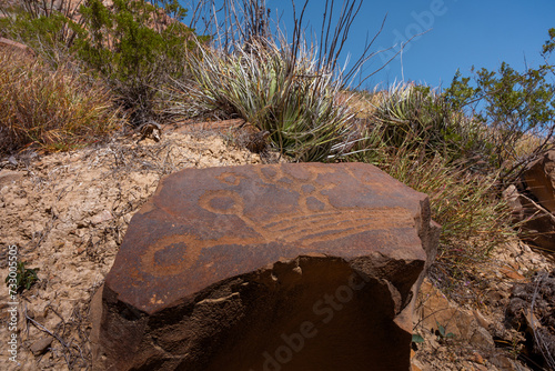 Archaeological Zone: Petroglyphs at Boca de Potrerillos, Nuevo León