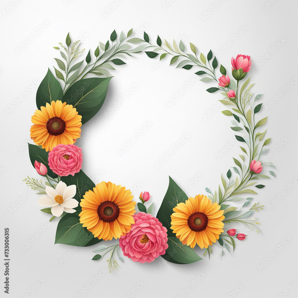 Hand drawn flower,flora wreath, border,frame, on white background, watercolor vintage style for use. Hand drawn flower,flora wreath, border,frame, on white background, watercolor vintage style for use.