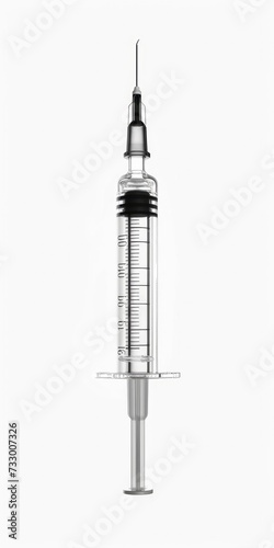 Syringe Isolated on White Background
