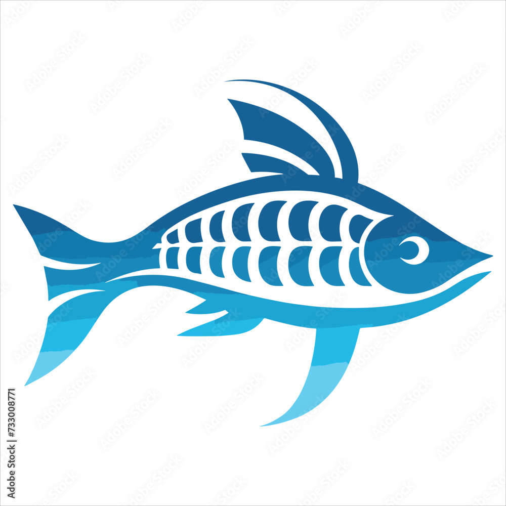 fish silhouette icon simple vector black and white wh fish silhouette icon simple vector black and white wh