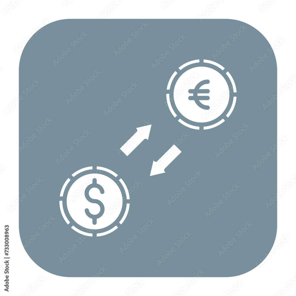 Dollar to Euro Convert Icon Dollar to Euro Convert Icon