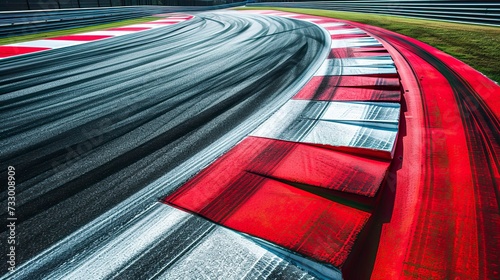 Empty Race Track Long Exposure photo