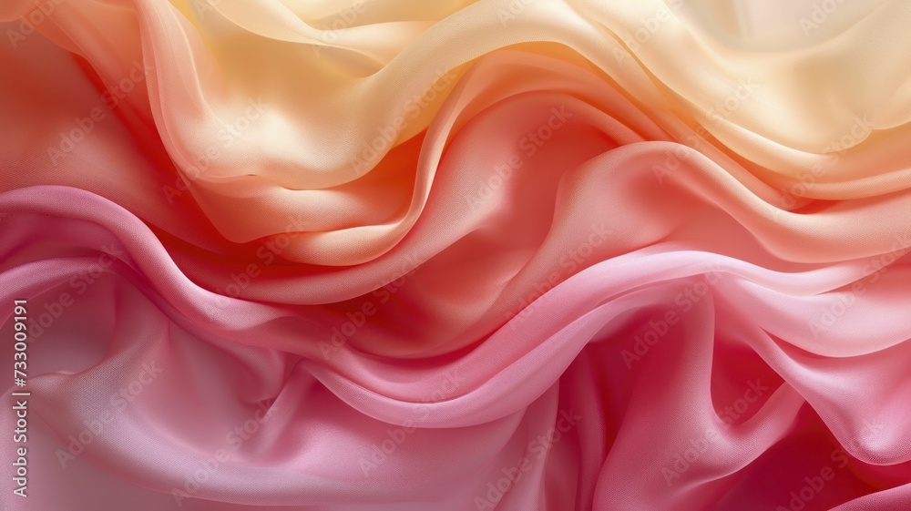 Obraz premium Sorbet Spring Hues in a Smooth, Silky Texture Background