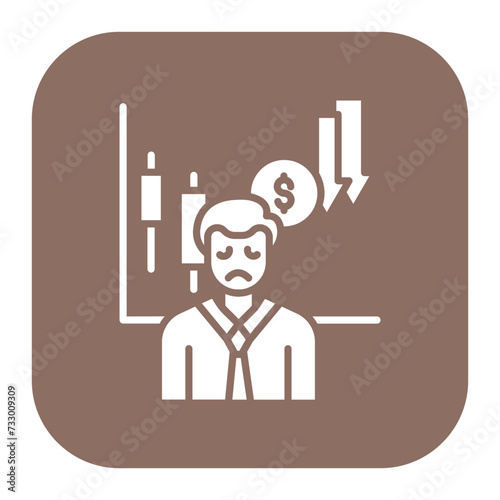 Businessman Sad Icon