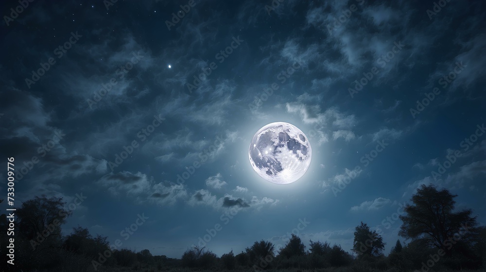 月夜の空 Generative AI 月夜の空 Generative AI