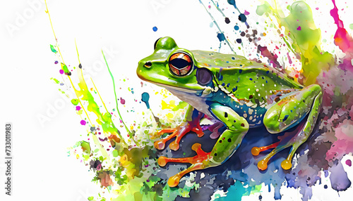 Vivid frog