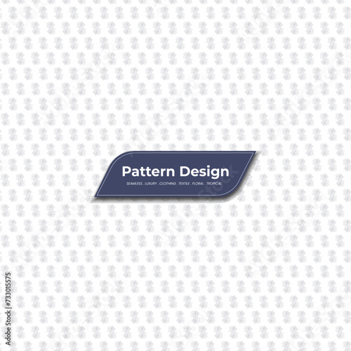 Abstract seamless flat  pattern design design template