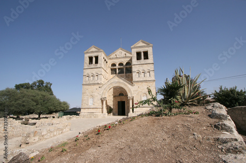 Basilica of the Transfiguration at the mount Tabor (Har Tavor), Israel