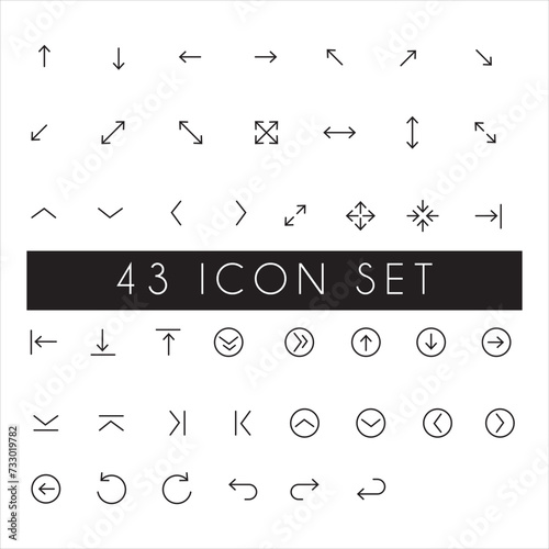 A large set of arrows and other icons.
Multipurpose
Easy to use
Easy to change colors
Customizable