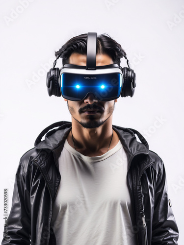 Illustrations of humans using virtual reality feel of the future 17 © Shinso_Hajime