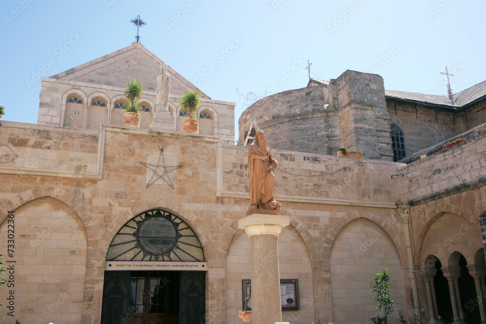 Cloister Garden of St. Catherine's Church, Bethlehem, Israel