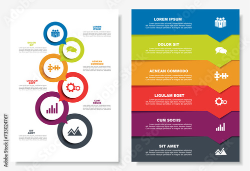 Infographic design template with place for your data. Vector illustration.