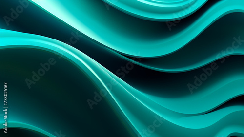 teal blue wave abstract background