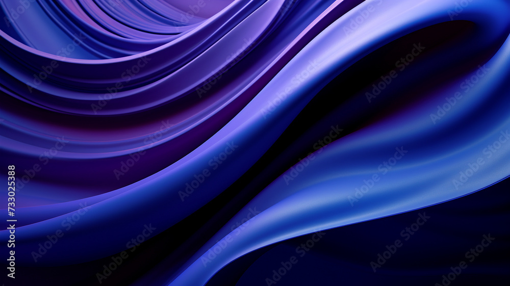 Fototapeta premium blue and pink wave abstract background.