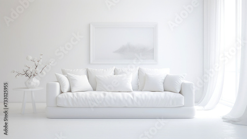 modern bright white interiors