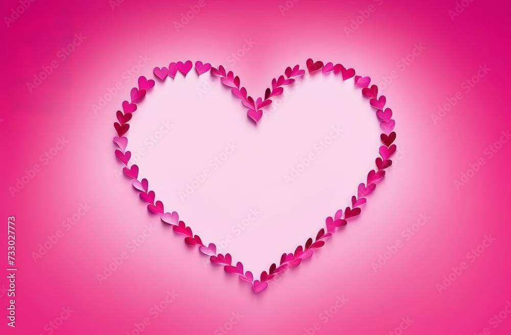 pink valentine heart
