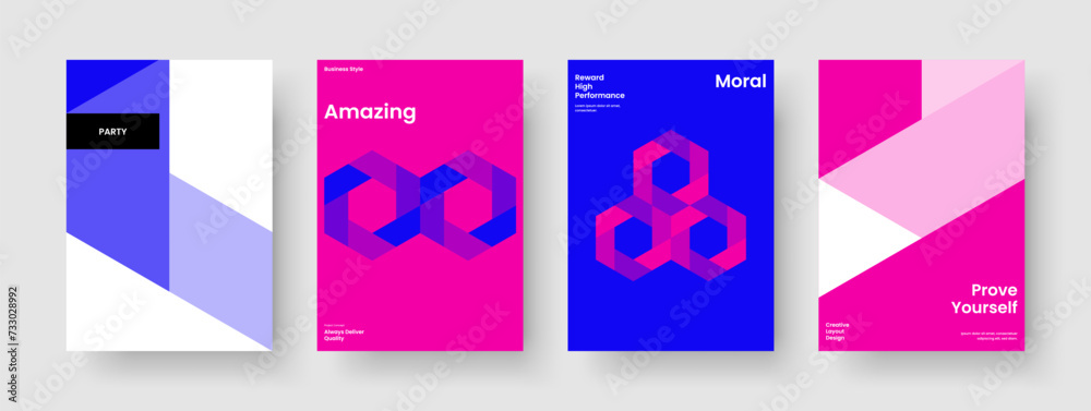 Modern Book Cover Design. Isolated Flyer Layout. Geometric Background Template. Poster. Banner. Brochure. Business Presentation. Report. Catalog. Portfolio. Pamphlet. Journal. Notebook