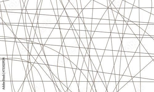 Abstract seamless line vector. Random chaotic lines abstract geometric patterns of modern design. White weave rectangle abstract background vector Illustration. Black diagonal lines and shadows