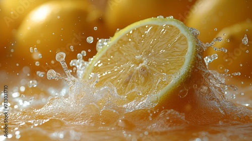 Lemons and limes on a simple background create a striking contrast