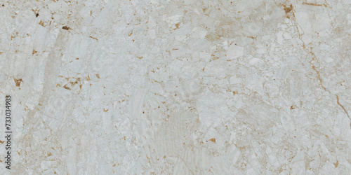 Polished White Marble Surface With golden Veining