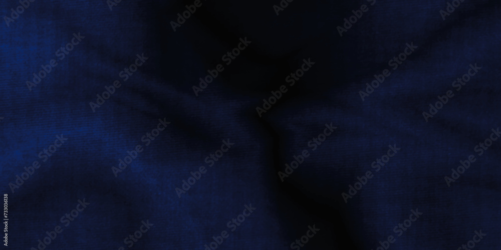 Fototapeta premium Blue texture fabric background natural linen texture. Blue texture fabric cloth textile background. Fabric background Close up texture of natural weave line textile material .