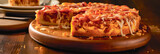 Closeup of a tasteful Pizza