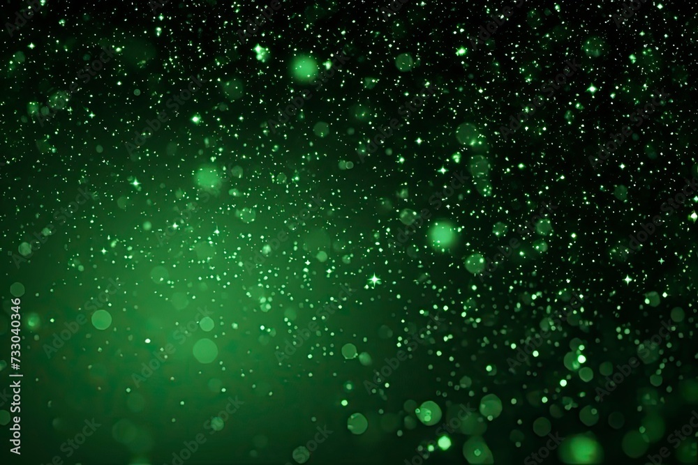 Green sparks. Background