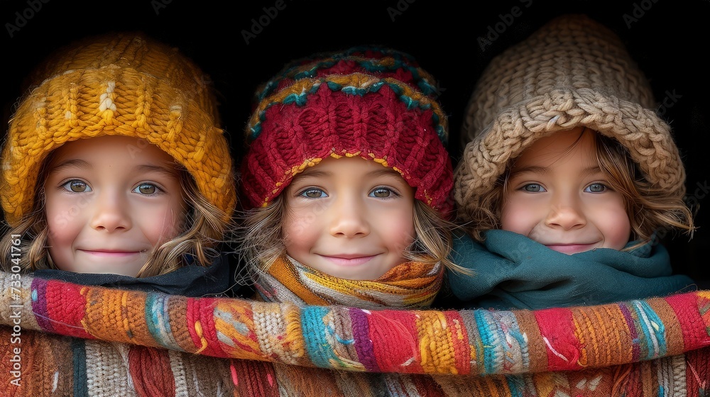 Rows of Smiling Children Capture the Joy of the International Day of Happiness. Rows of Smiling Children Capture the Joy of the International Day of Happiness.