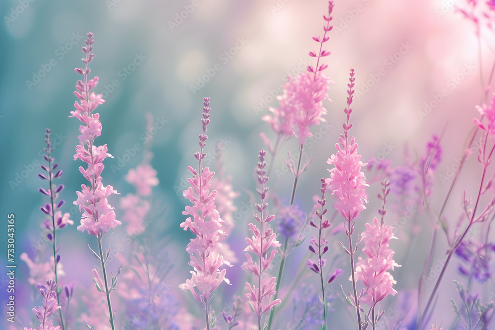 purple flowers in the field purple flowers in the field