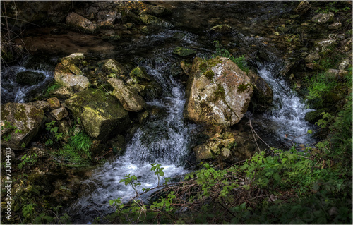 A small waterfall near the village of Potpece in Serbia