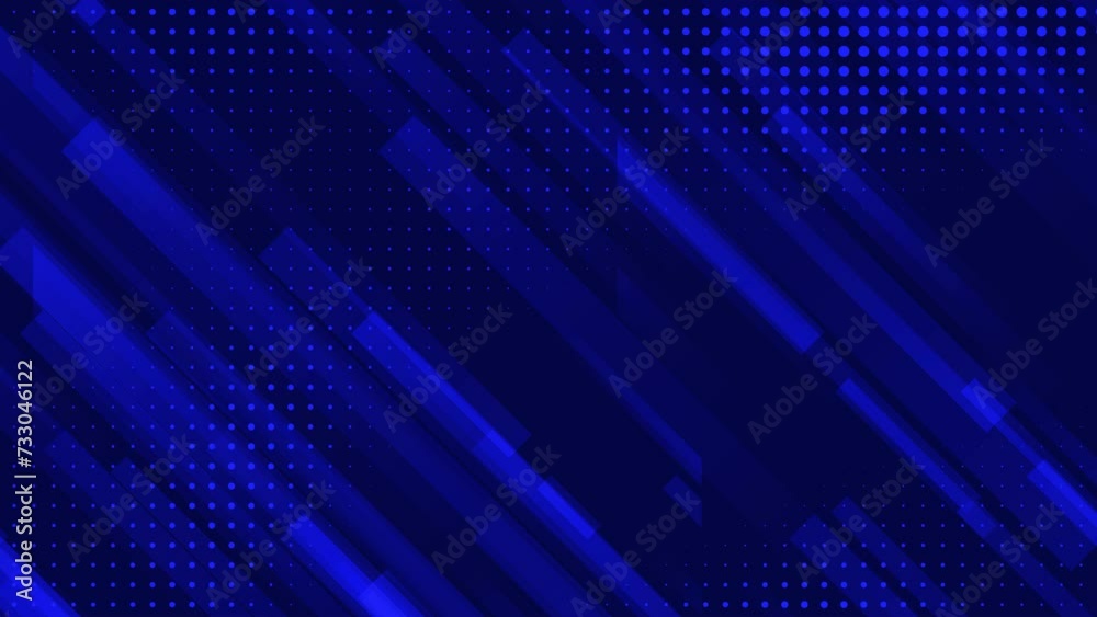 Smooth Strips Background Loops. Minimal abstract gradient animations in blue color schemes.