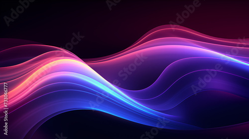  dynamic surface with abstract waves a neon blue and purple liquid background with ripple effect a 3d motion design template image and use it as your wallpaper, poster and banner design, background 