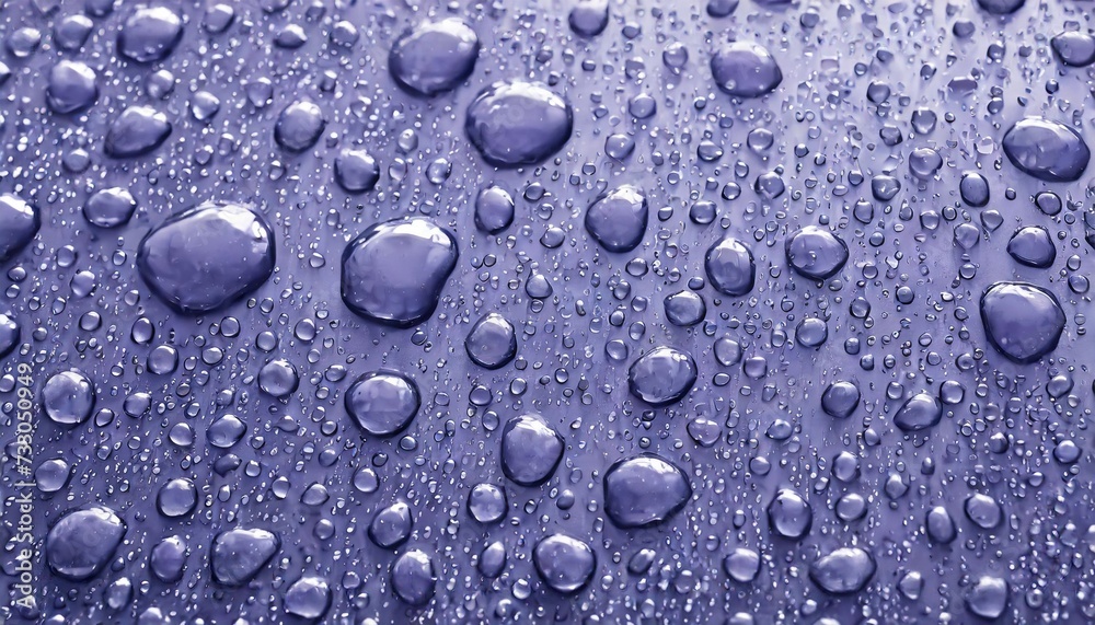 background of very peri water drops on glass background of very peri water drops on glass