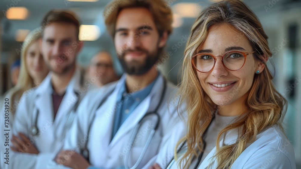 Specialist doctors are lining up. Healthcare Professionals Specialist doctors are lining up. Healthcare Professionals