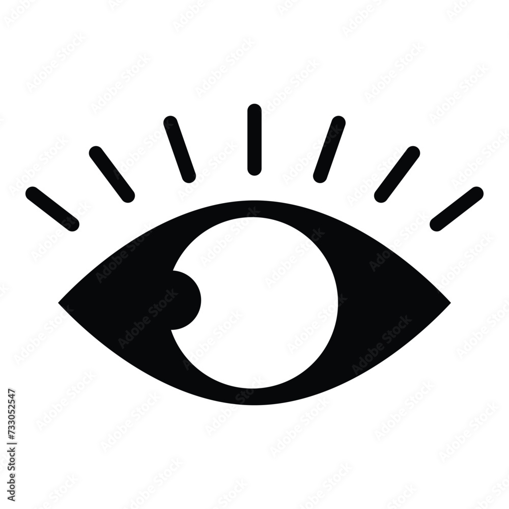 Eye icon vector design, illustration design Eye icon vector design, illustration design