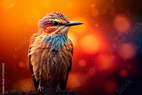 beautiful birds with blurred natural background with generative ai © ImronDesign