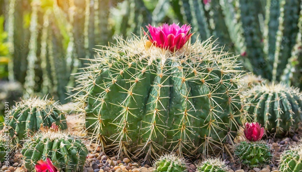 natural background cactus close up in garden natural background cactus close up in garden